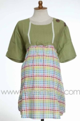 baju hamil jumbo batok pundak menyusui hijau  BHJ 45  large